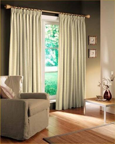 Arran Natural Ready Made Curtains