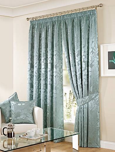 Bali Teal Ready Made Curtains