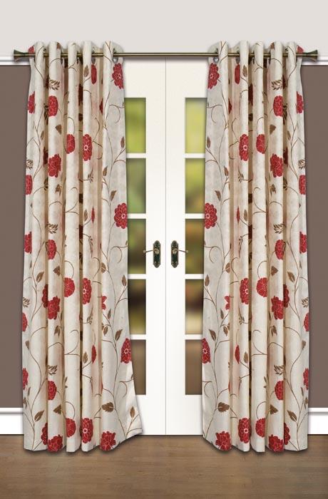 Blenheim Eylet-Rouge Curtains