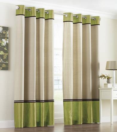 Jackson Lime Ready Made Curtains