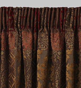 Jacquard Patchwork Curtains