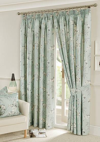 Kyoto Teal Ready Made Curtains