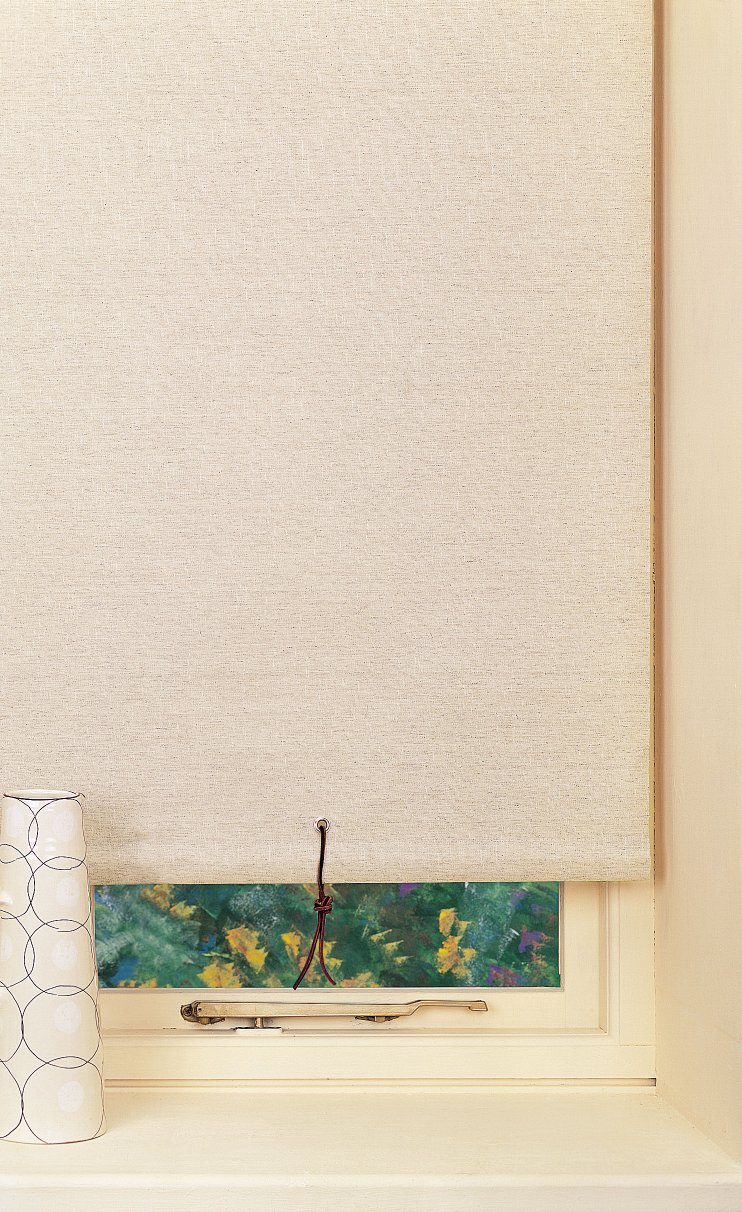 Sunlover Linen Effect Roller Blind Natural