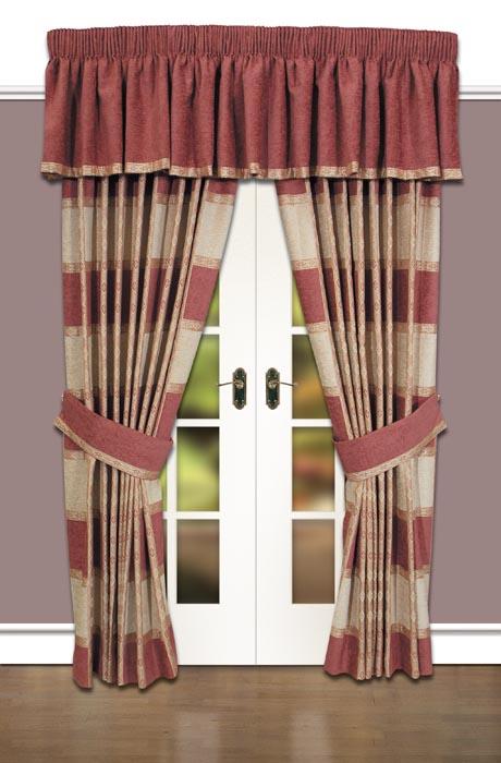 Newark Terracotta Ready Made Curtains