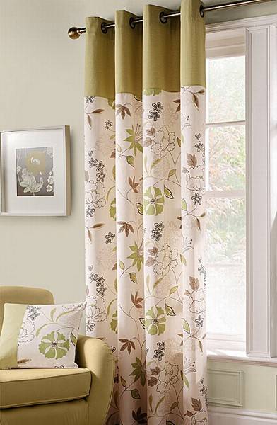 Renata Lime Ready Made Curtains