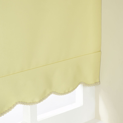 Scalloped Blackout Roller Blind